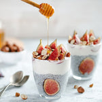 Fig Chia Seed Breakfast Puddings