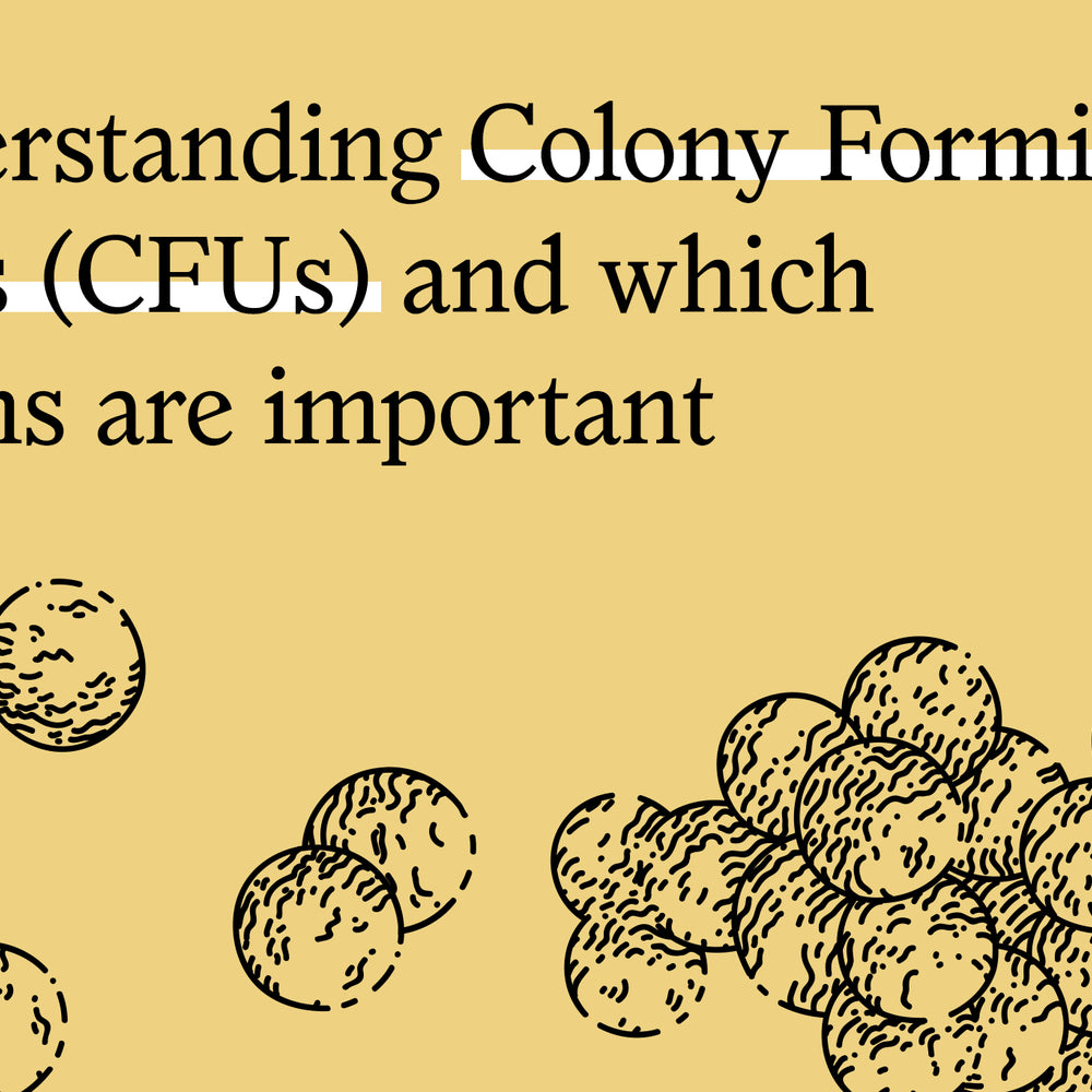 Verständnis der koloniebildenden Einheiten (KBE) und der für die Darmgesundheit wichtigen probiotischen Stämme