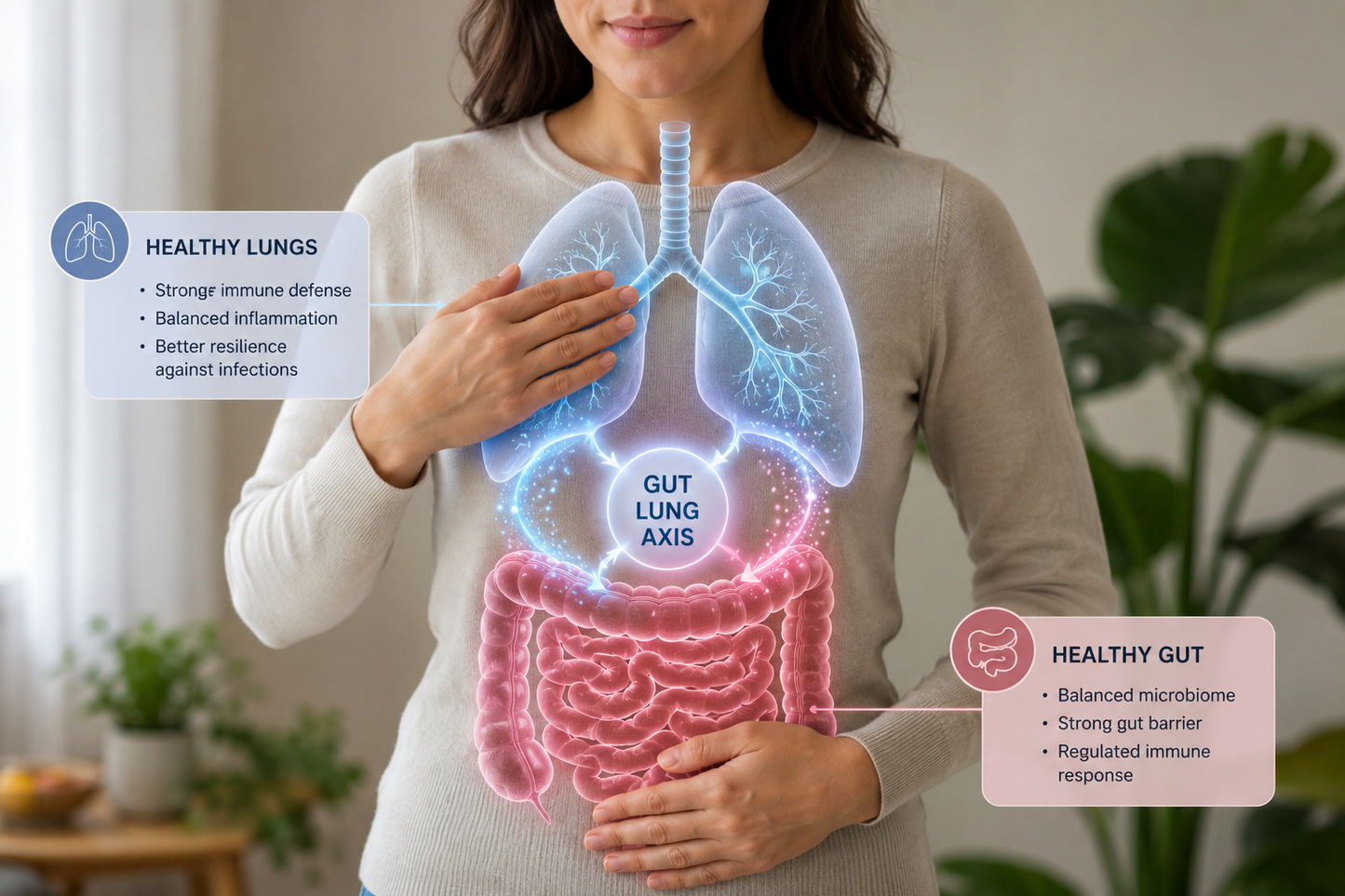 The Gut-Lung Connection: Why Your Microbiome Might Affect How You Fight Off Infections