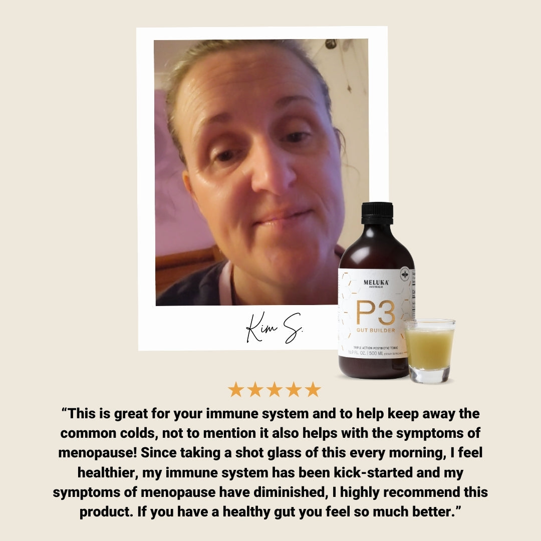 Kim found her immune system kick-started and symptoms of menopause diminished.