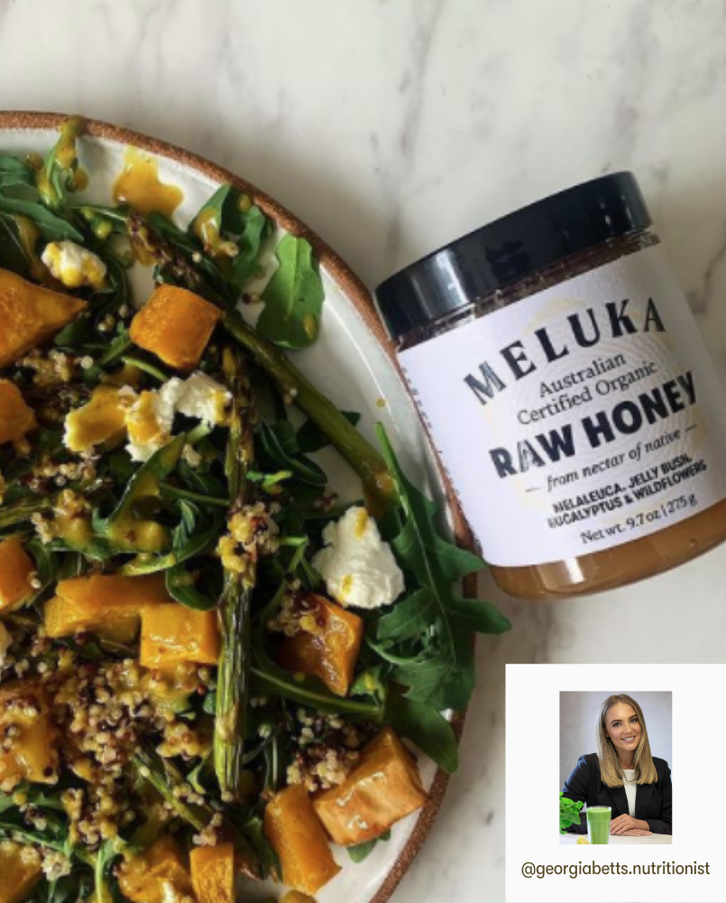 Georgia Bett's Roasted Pumpkin and Asparagus Salad