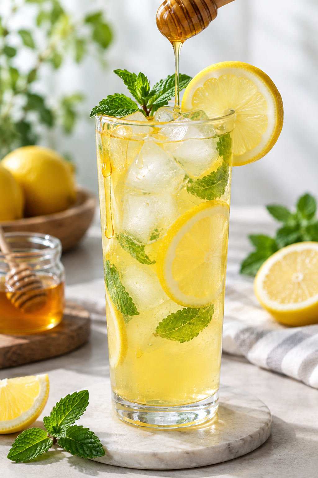 Honey and Lemon Hot Toddy mocktail