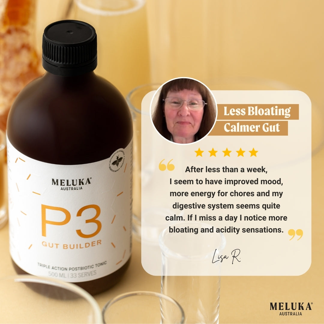 Probiotic, Prebiotic, Postbiotic - P3 Gut Builder For Gut Health 500ml ...