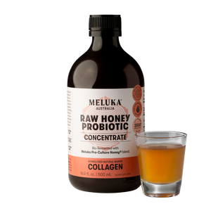 
                  
                    Load image into Gallery viewer, NEW TRIAL OFFER with FREE SHIP: - Raw Honey Probiotic Concentrate - with Hydrolysed Natural Marine Collagen
                  
                