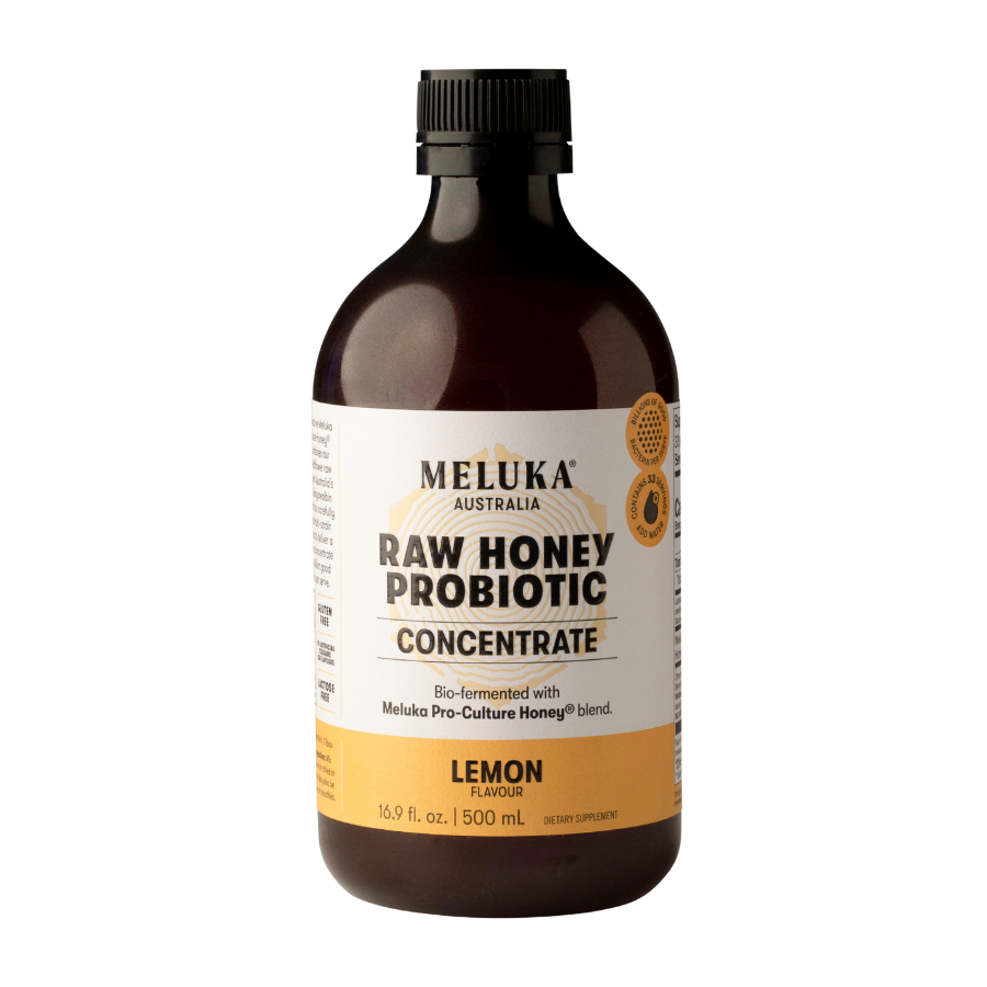 Probiotisches Konzentrat aus rohem Honig – Zitrone